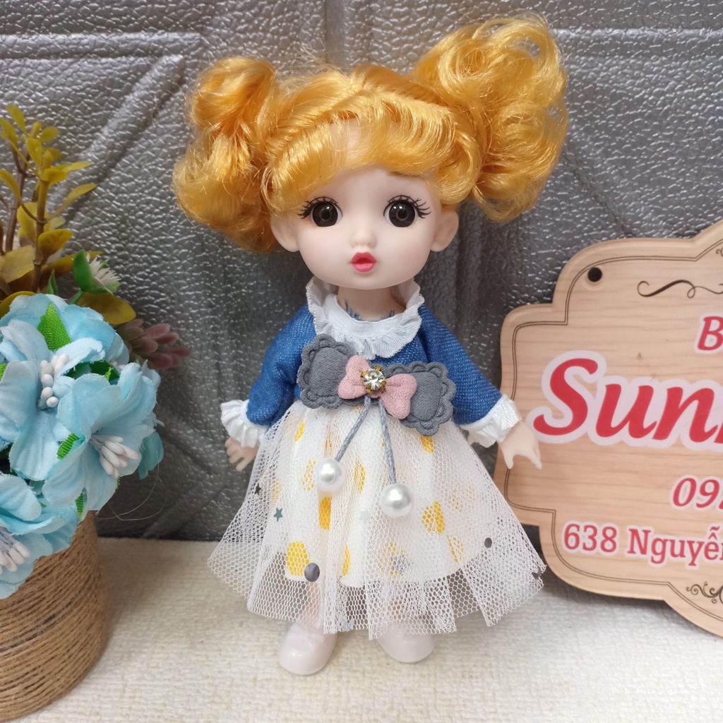 Búp Bê Em Bé Chu Mỏ Cao 16cm Kèm Đồ Mẫu Mới