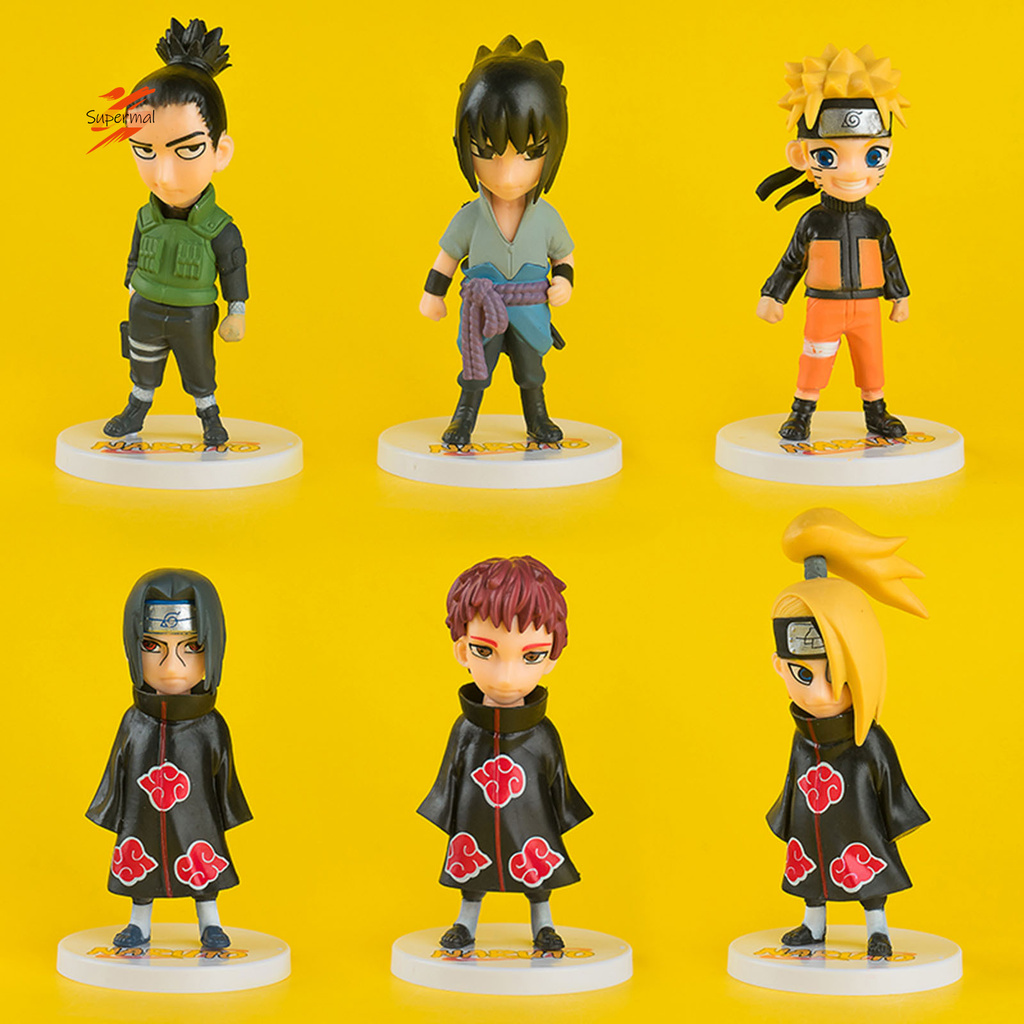 Set 6 Khuôn Tạo Hình Nhân Vật Trong Phim Hoạt Hình Naruto