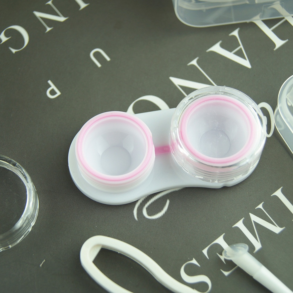 Hộp đựng kính áp tròng EYESHARE trong suốt nhỏ gọn tiện lợi chuyên dụng cho đi du lịch