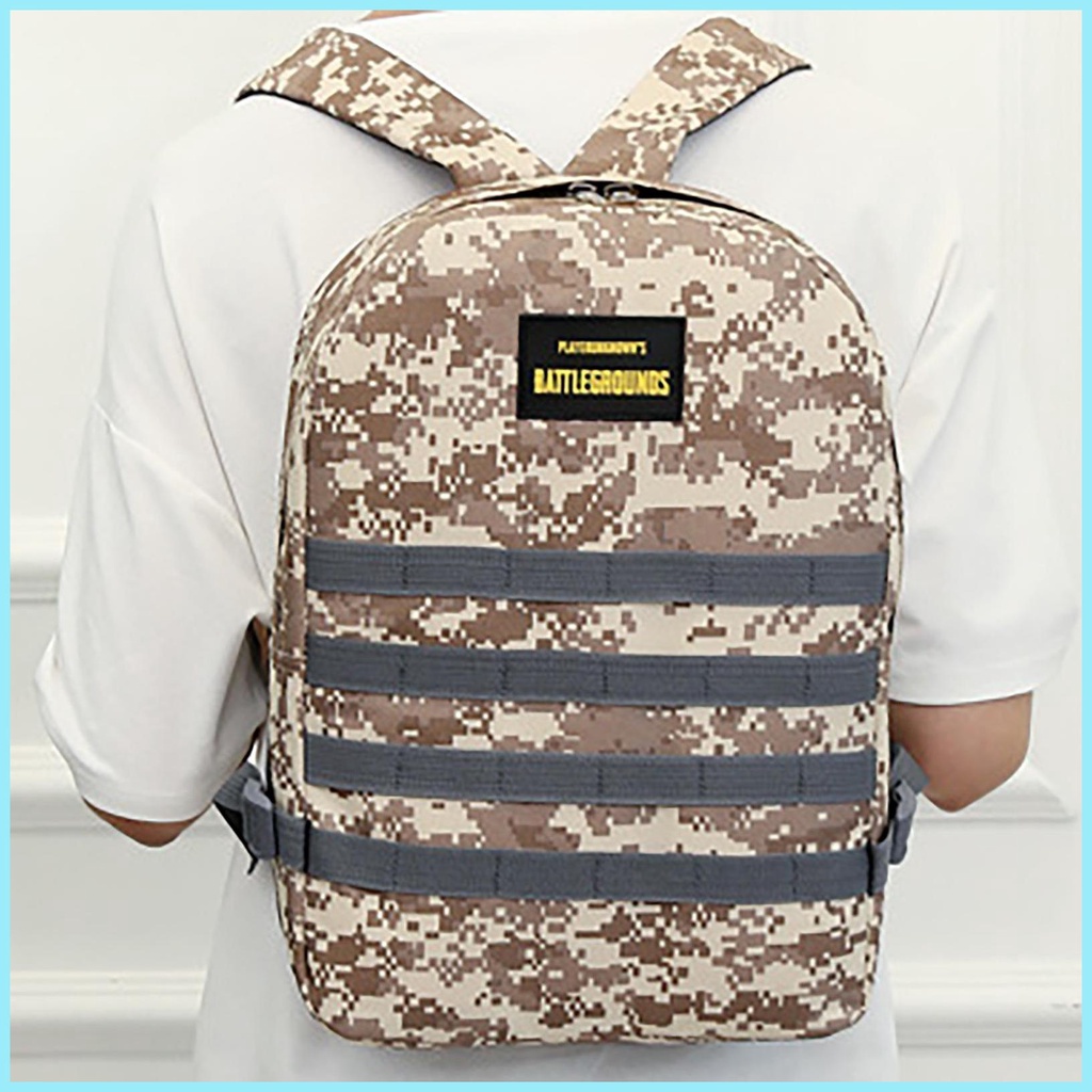 Ba Lô Lớn Họa Tiết Rằn Ri Chống Thấm Nước Tiện Dụng Cho Nam