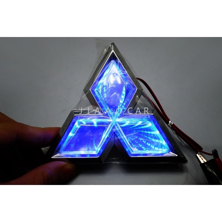 Logo 3D ĐèN Led Trang Trí Đuôi Xe Hơi Mitsubishi