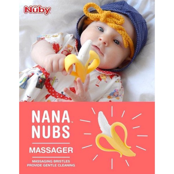 Gặm nướu Nuby chuối - Cho bé từ 3 tháng