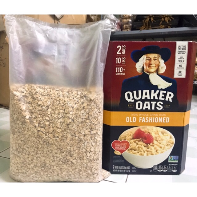 (Nửa thùng) Túi 2kg26g yến mạch QUAKER OATS Old fashioned (Date 1/2024) NHẬP KHẨU USA