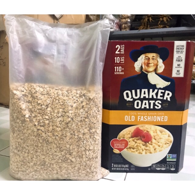 Túi 2kg26g yến mạch QUAKER OATS Old fashioned (Date 3/2023) NHẬP KHẨU USA