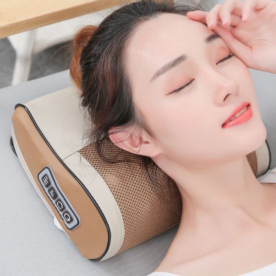 Gối Massage Cột Sống, Vai, Lưng, Cổ X226 ( hàng nhập khẩu ) bảo hành 1 năm