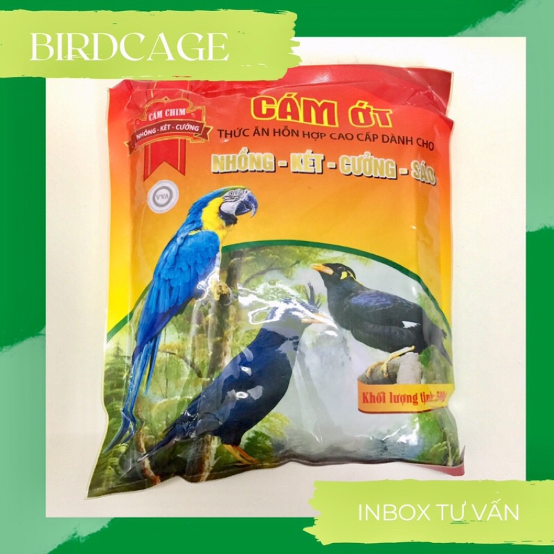 [Mã PET50K giảm Giảm 10% - Tối đa 50K đơn từ 250K] [HOT] CÁM ỚT HỖN HỢP DÀNH CHO NHỒNG- KÉT-CƯỞNG-SÁO 500g
