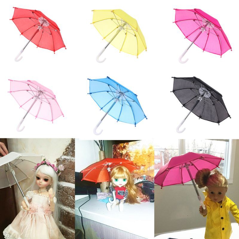 Dù Che Mưa Nhiều Màu Cho Búp Bê Blythe Kích Thước 18 Inch