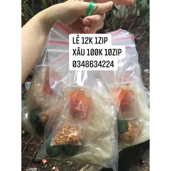 Bánh tráng phơi sương sa tế xâu 10 túi zip