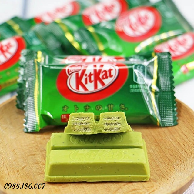 Bánh Nestle KitKat Trà xanh Nhật Bản 12 cái - 4902201172998 Date 2021- Chuyên sỉ