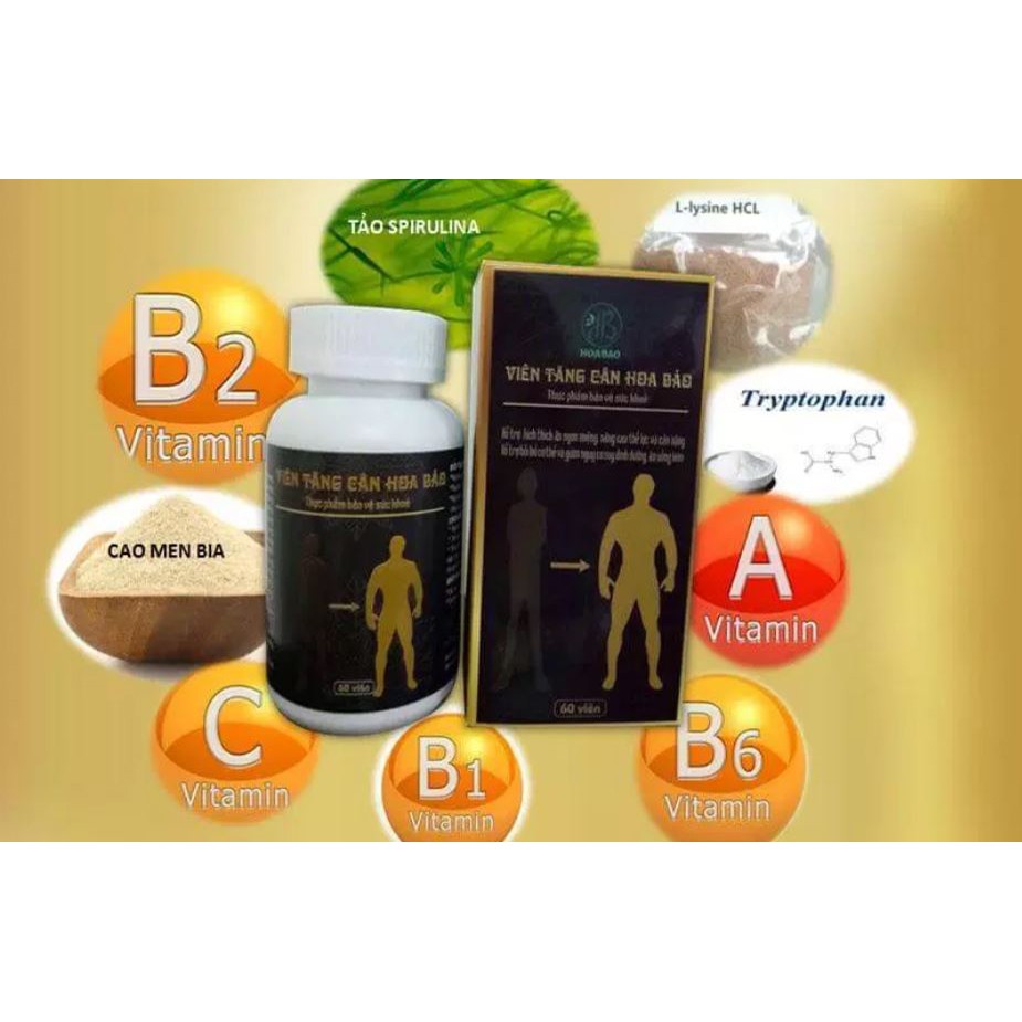 Viên tăng cân Hoa Bảo - Bồi Bổ cơ thể - Cân nặng tăng tự nhiên | BigBuy360 - bigbuy360.vn