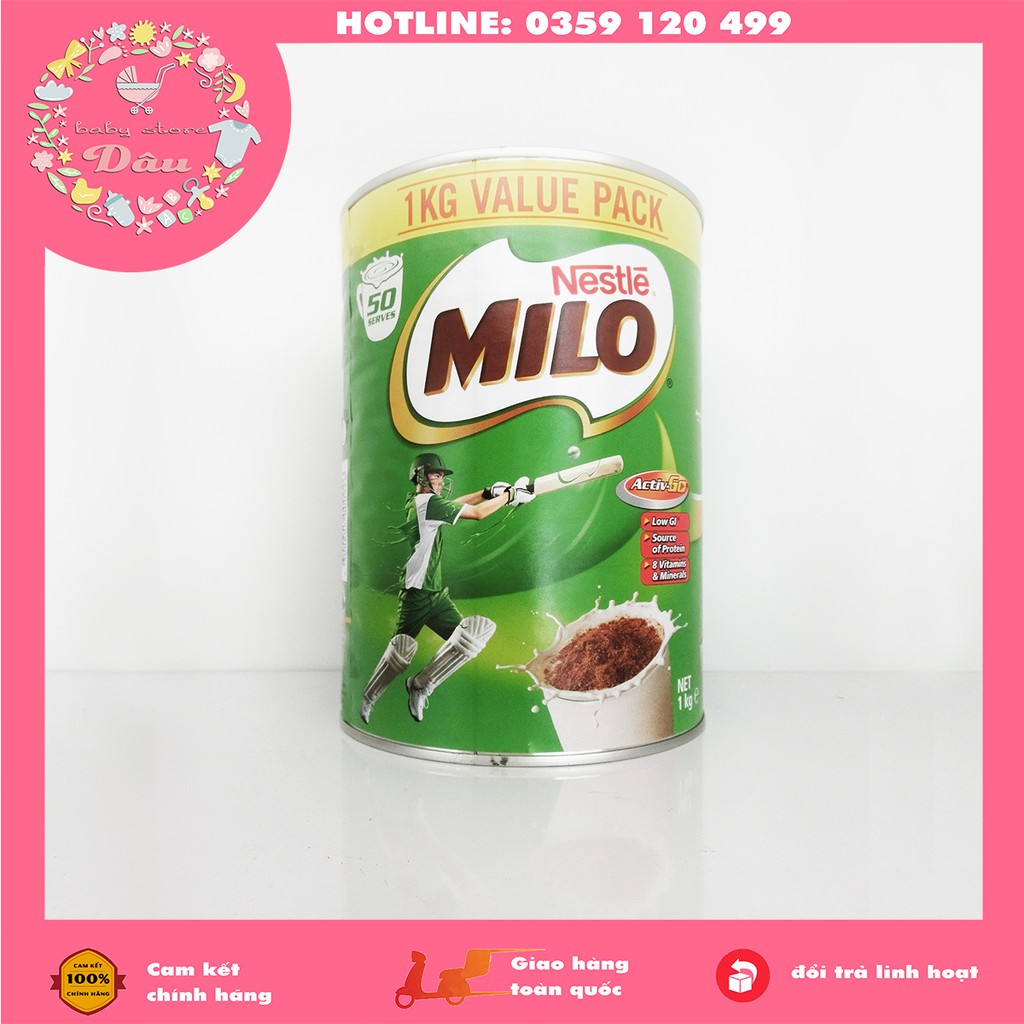 [CHÍNH HÃNG] Sữa bột NESTLE MILO HỖ TRỢ TĂNG CHIỀU CAO - hộp 1 kg