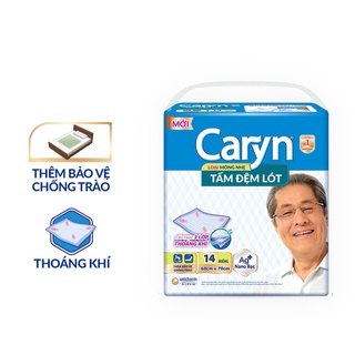 [ĐỦ SIZE] Tấm đệm lót Caryn siêu thấm L10/L20/XL14 miếng bảo vệ chống trào