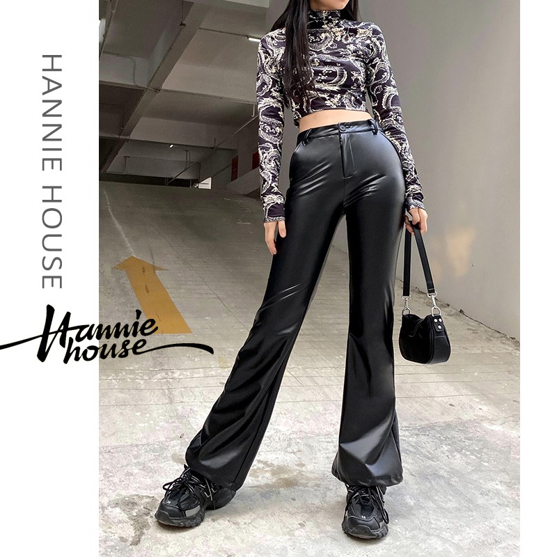  Quần dài lưng cao ống rộng kiểu dáng thời trang dành cho nữ