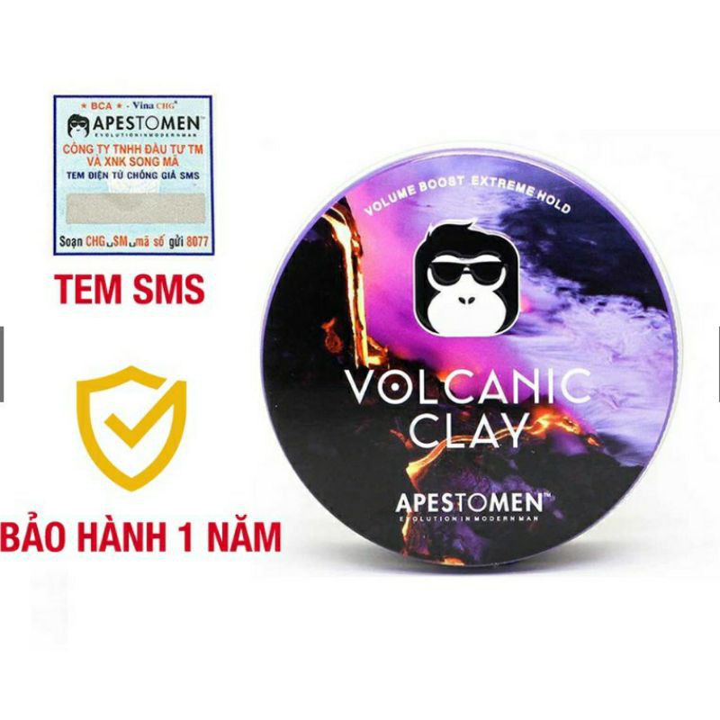 [CHÍNH HÃNG TEM SMS] Sáp Vuốt Tóc Volcanic Clay Ver 4 80ml