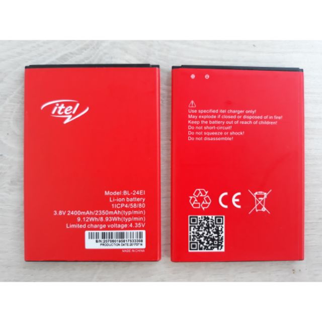 [Pin chính hãng ] Pin itel 1508 / S11 / S31 MÃ  BL 24EI