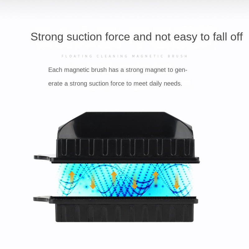 Bàn Chải Vệ Sinh Kính Bể Cá Hai Mặt Hít Nam Châm Mạnh Tiện Lợi