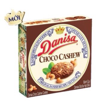 BÁNH DANISA HỘP GIẤY CHOCO HẠT ĐIỀU - NAM VIỆT QUẤT 90G