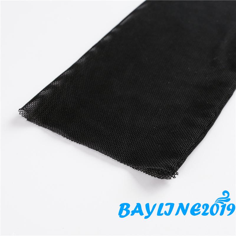 Áo Croptop Tay Dài Phối Lưới Xuyên Thấu Gợi Cảm Cho Nữ