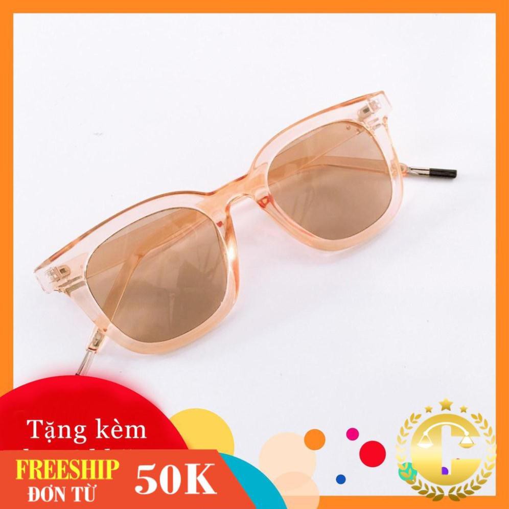 Kính mát vuông -gọng kính giả cận thời trang nhận cắt mắt cận viễn loạn