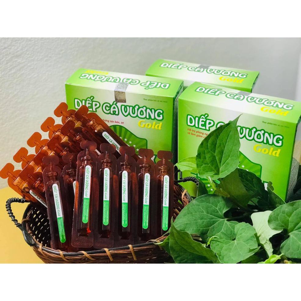 Diếp Cá Vương GOLD - Hỗ trợ Táo Bón Cho Bé - Dạng siro ngọt 20 ống x 10ml