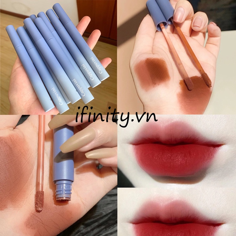 Son Bóng Lì Cappuvini Dưỡng Ẩm Chống Nước Lâu Nội Địa Trung Quốc Lâu Trôi