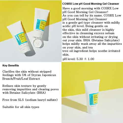 [Hàng mới về] Sữa rửa mặt dạng gel độ pH thấp COSRX 150ml | BigBuy360 - bigbuy360.vn