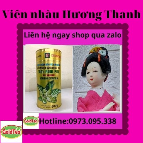 Viên nhàu nguyên chất Hương Thanh 500gr