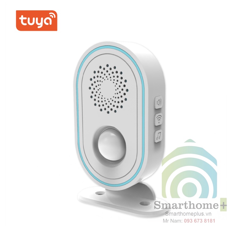 Chuông Báo Khách Hồng Ngoại Wifi Tuya SHP-BK6