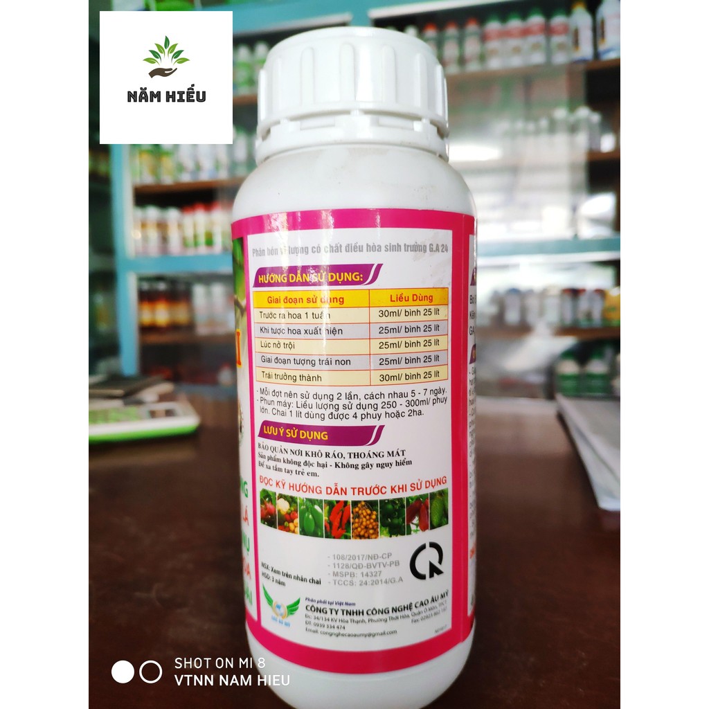 Phân bón lá Siêu Ra Hoa và Đậu Trái - Chai 500ml - Chuyên dùng cho cây ăn trái xoài, cam, quýt, bưởi, sầu riêng, nhãn