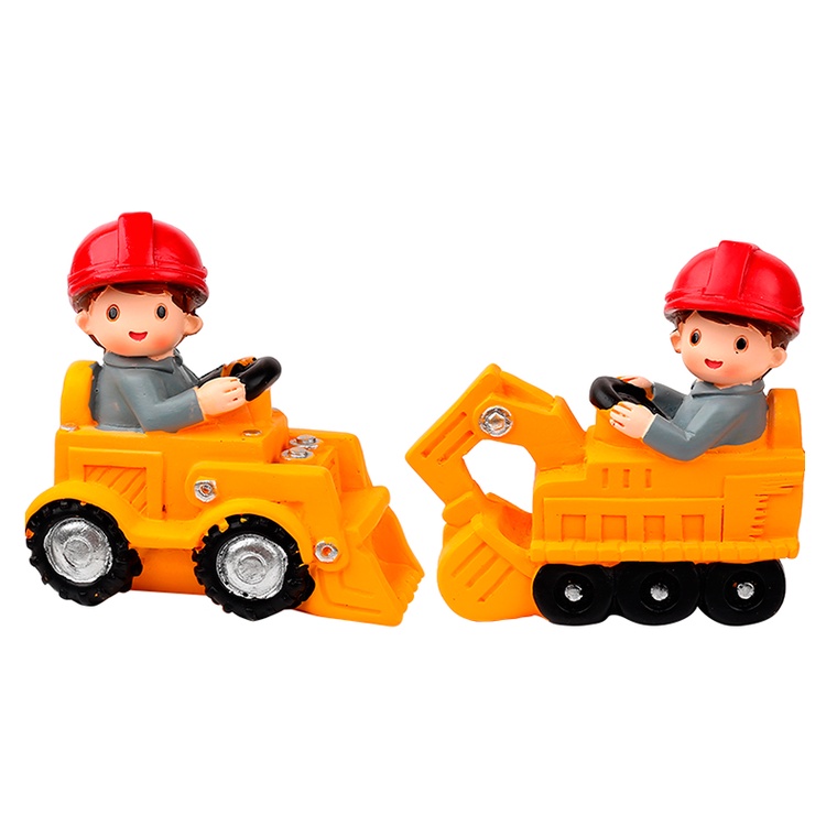 Đồ Chơi Xe Tải Trang Trí Bánh Kem