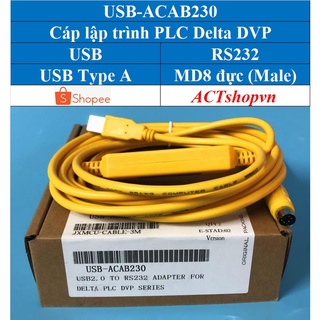 Cáp lập trình PLC HMI Servo