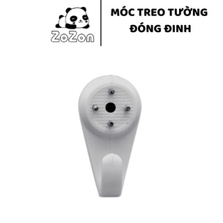 Móc treo tường đóng đinh treo khung ảnh móc chìa khóa mũ nón chìa khóa đồ gia dụng trong nhà bằng nhựa mini
