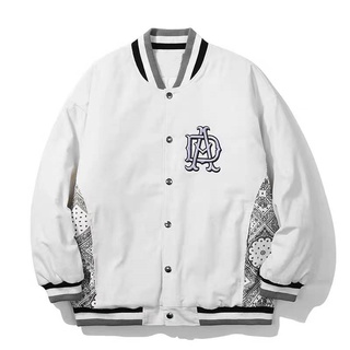 Áo khoác bomber varsity jacket bóng chày dù 2 lớp nam nữ unisex form rộng basic KIITA CLOTHING