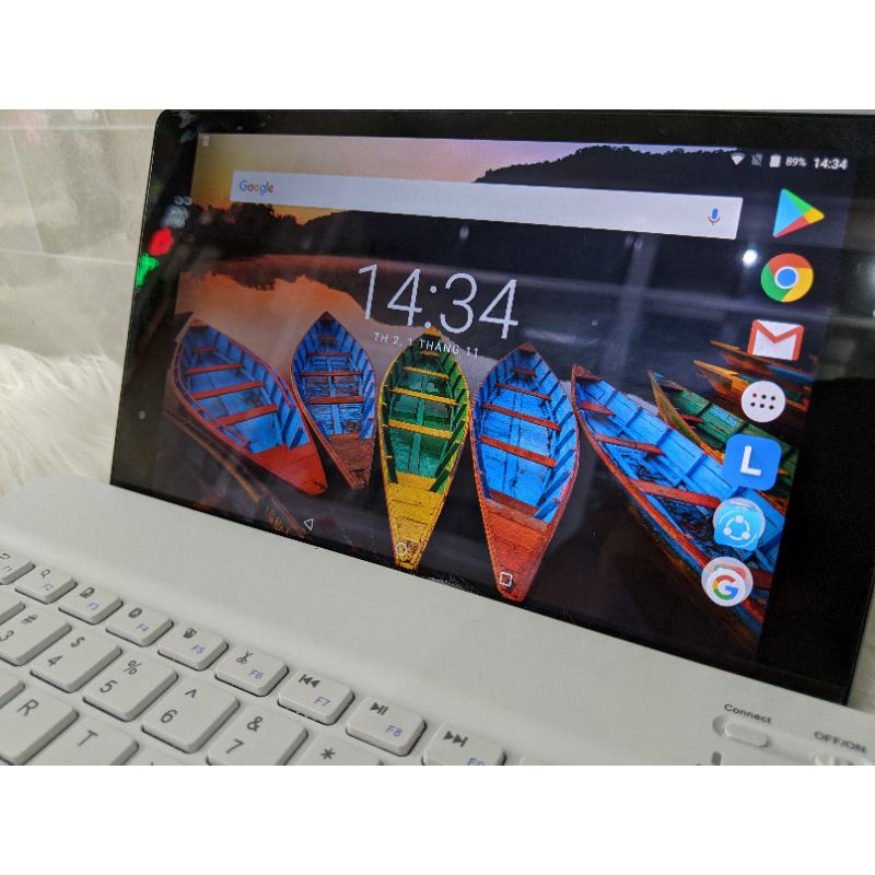 Lenovo Tab M3 8Plus ram 3G 2 sim nghe gọi pin khoẻ chơi game mượt. | BigBuy360 - bigbuy360.vn