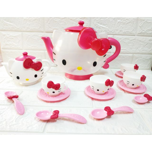 Bộ ấm trà Hello Kitty - 14 chi tiết