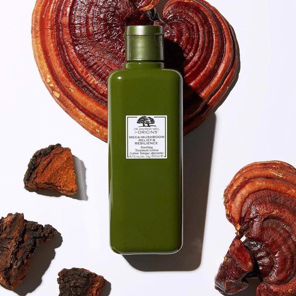 Origins Mega-Mushroom Relief &amp; Resilience Soothing Treatment Lotion - Toner Nấm Origins Phục Hồi Da 200ml