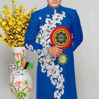 Vải may áo dài nam