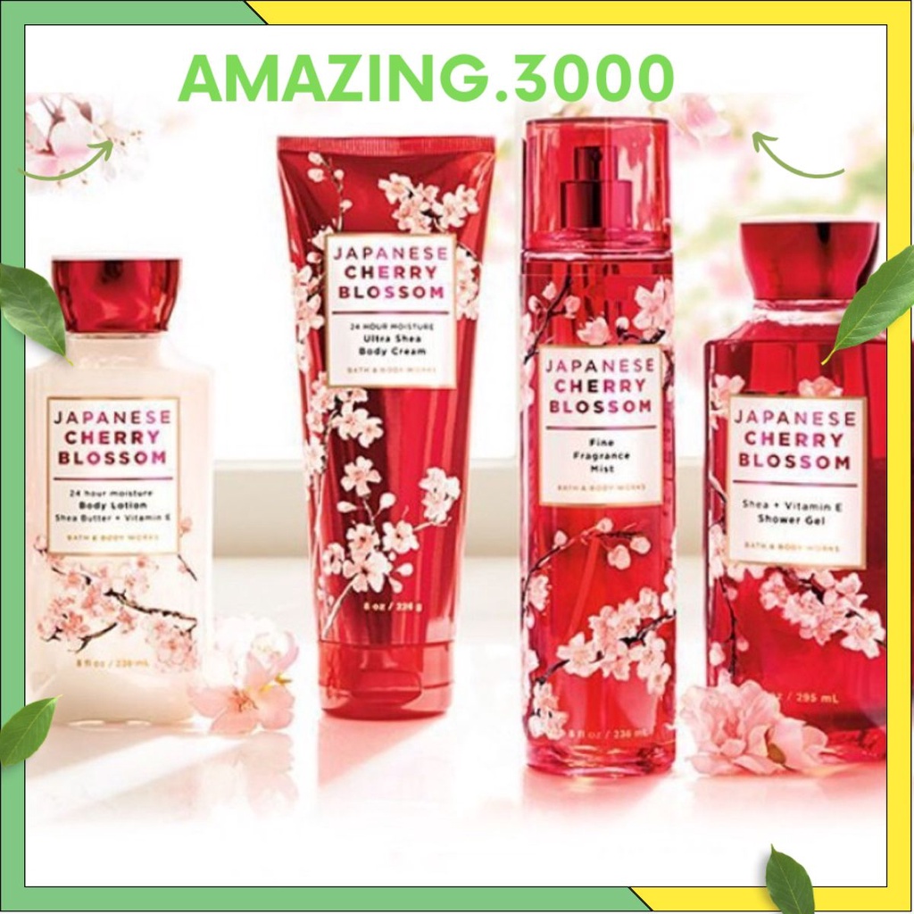 🔥 Sữa Dưỡng Thể Bath Body Works Japanese Cherry Blossom Body Lotion 236ml 🔥
