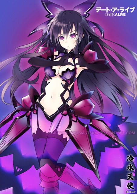 Poster date a live khổ a4 có đề can dán