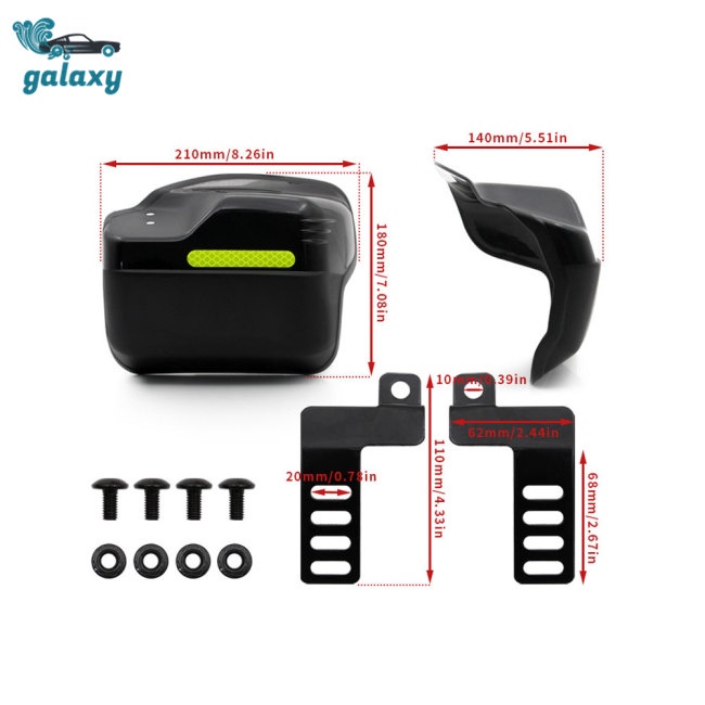 Galaxy 1 Cặp Bọc Tay Lái Xe Máy Chống Mưa Gió