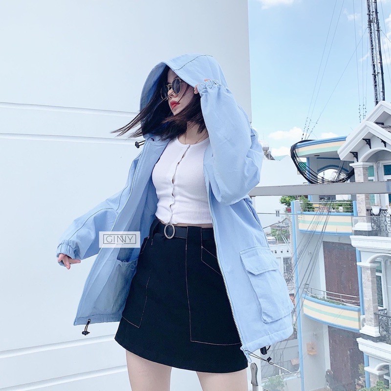 Áo khoác kaki Moca bảng màu cực xịn hình chụp thật | BigBuy360 - bigbuy360.vn