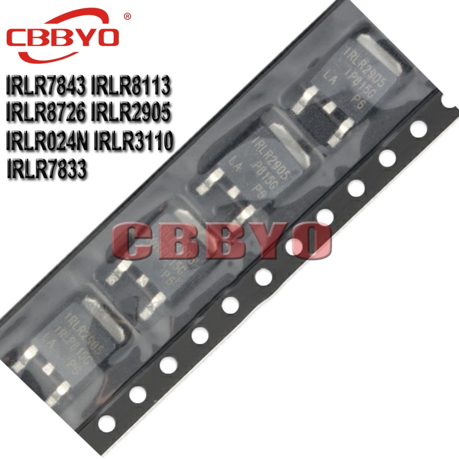 10 CÁI IRLR2905 TO-252 LR2905 IRLR024N LR024N LR8726 IRLR3110 IRLR3110Z IRLR7833 IRLR7843 IRLR8113 L