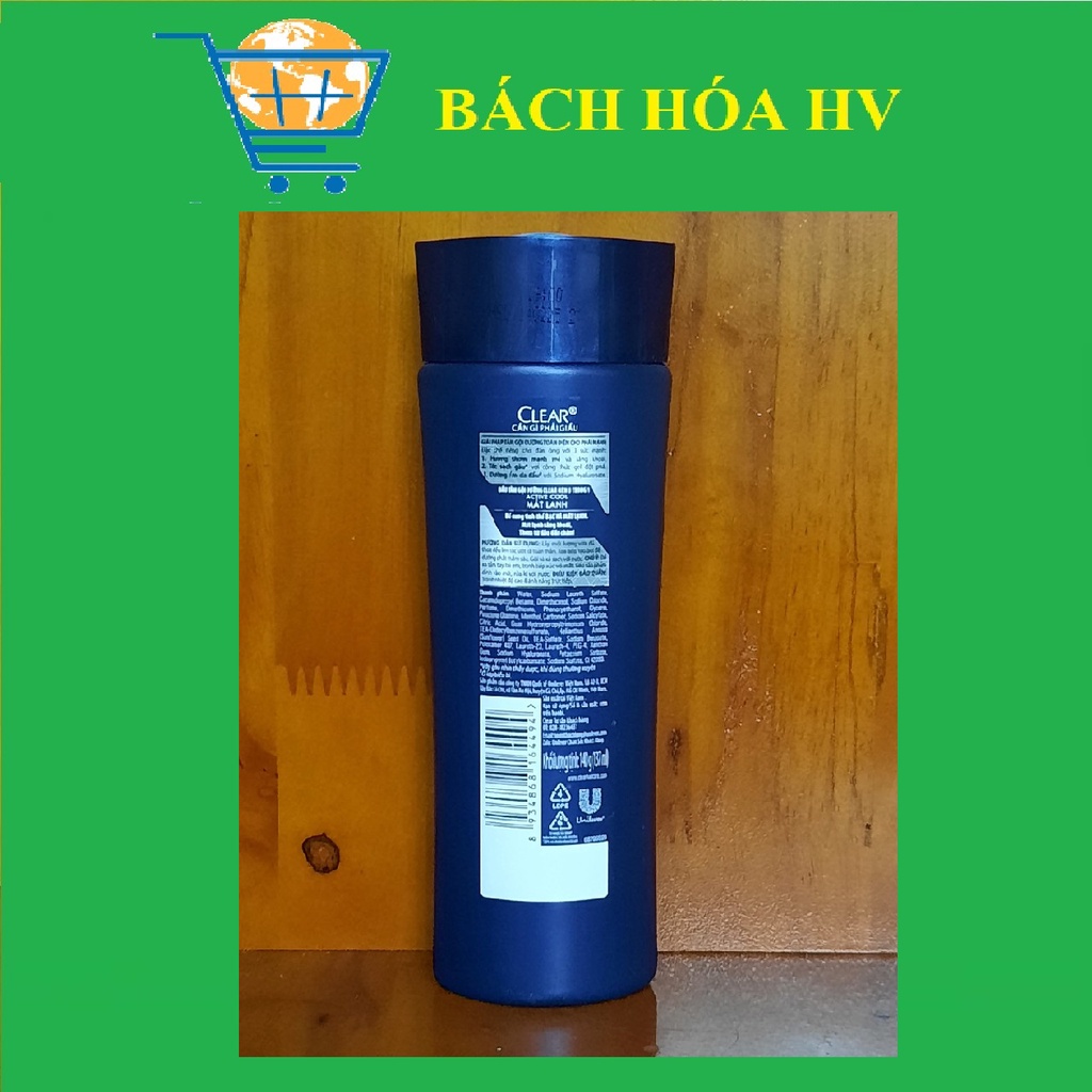 CLEAR MEN 140g 3 in 1 (Tắm + gội + dưỡng) - BACH HOA HV