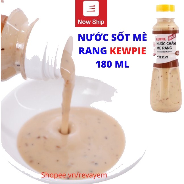 [ HCM ] Nước Chấm Mè Rang KEWPIE 180ML [ 3 chai ]