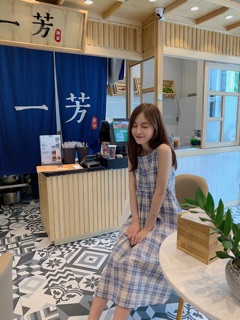 Váy yếm kẻ 7409 VB06 1994closet