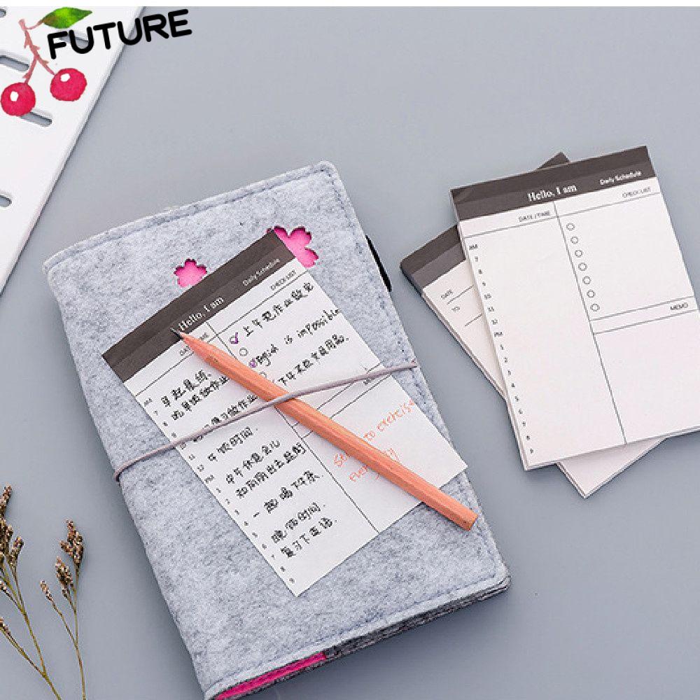 Tập ghi chú lên kế hoạch hàng ngày/hàng tuần đơn giản tiện lợi