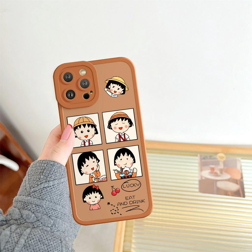 Ốp lưng iphone Cún Shin cạnh vuông 6/6plus/6s/6splus/7/7plus/8/8plus/x/xs/11/12/13/14/pro/max/promax/plus/shin/case