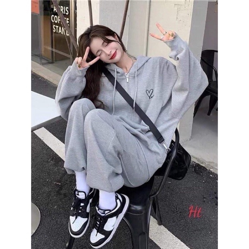 [Mã 12FASHIONSALE1 giảm 10K đơn 50K] Áo Khoác Hoodie Nỉ Mũ Khoá KUTE,Shin 🌸 Jacket form rộng có mũ hai lớp🍀Có khoá kéo | BigBuy360 - bigbuy360.vn