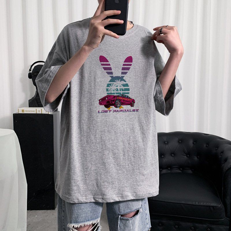 Áo Thun Tay Lỡ In Lost Papdalse Unisex Freesize Dưới 75kg ATIN65 | BigBuy360 - bigbuy360.vn