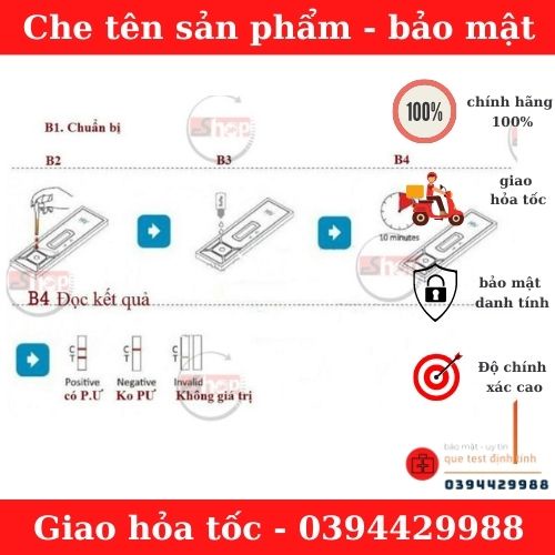 [CHÍNH HÃNG 100%,HỎA TỐC] Que test HIV, Que thử HIV tại nhà- bộ xét nghiệm HIV